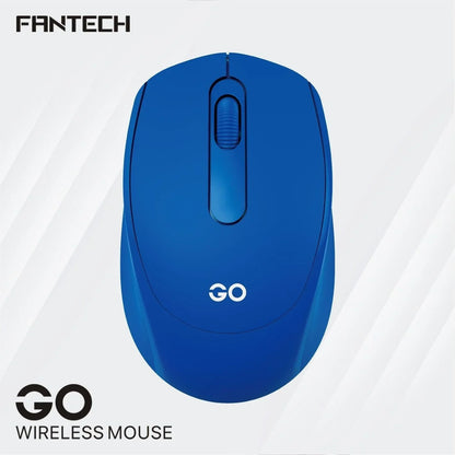 Fantech w603 wireless mouse - go wireless for seamless gaming experience - blue
