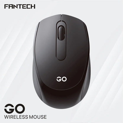 Fantech w603 wireless mouse - go wireless for seamless gaming experience - black