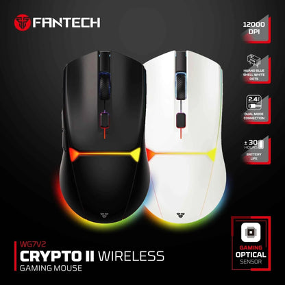 Fantech wg7v2 crypto ii wireless gaming mouse black - mouse