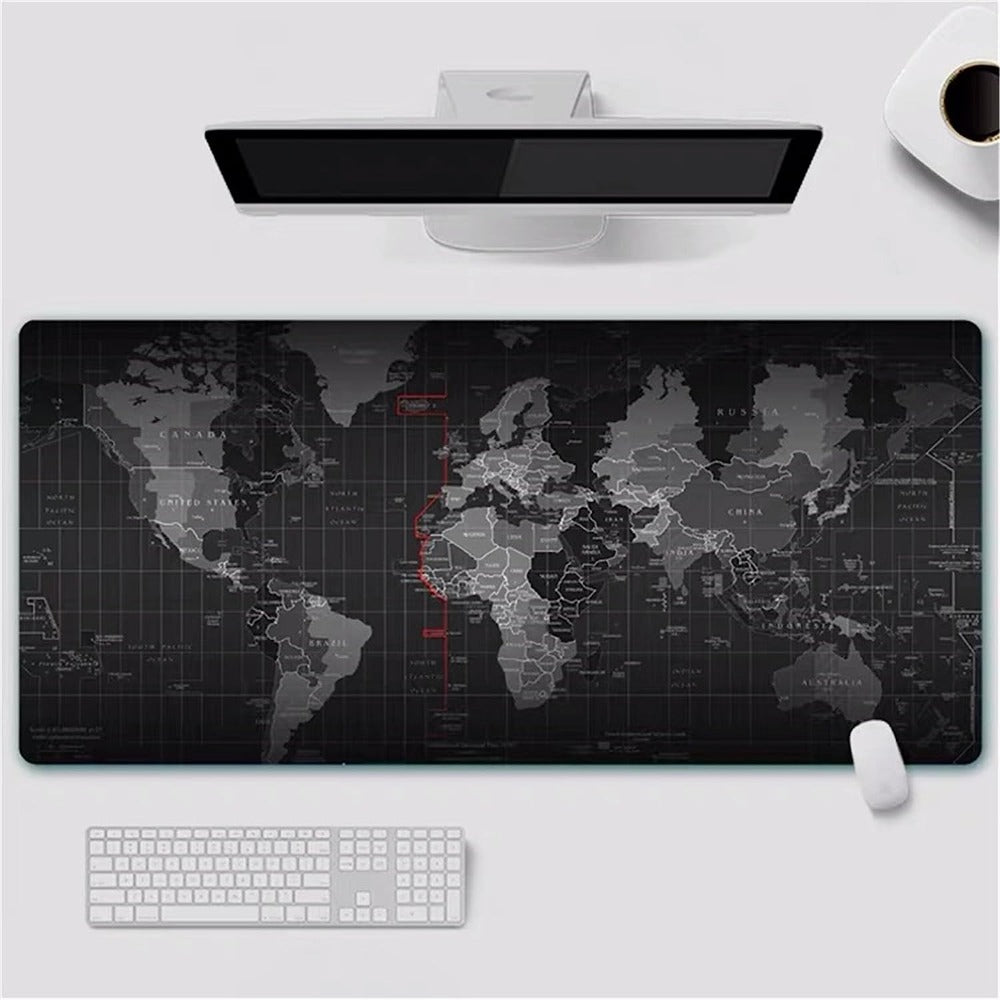 Gaming Mouse Pad World Map Mousepad