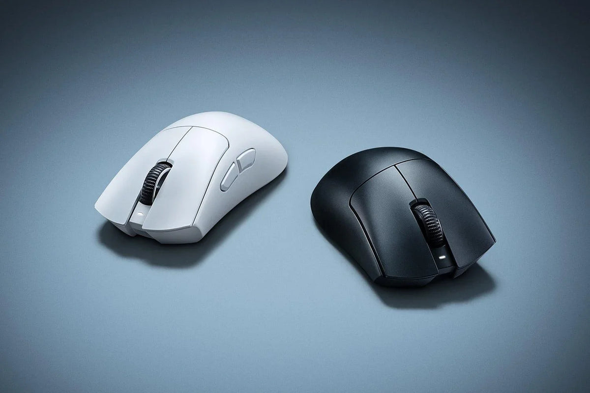 Razer deathadder v4 pro wireless gaming mouse - white edition - mouse