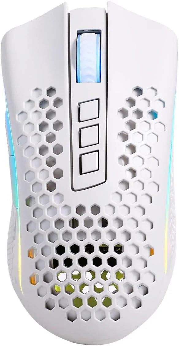 Redragon mouse gamer storm pro m808w-ks white wireless - mouse