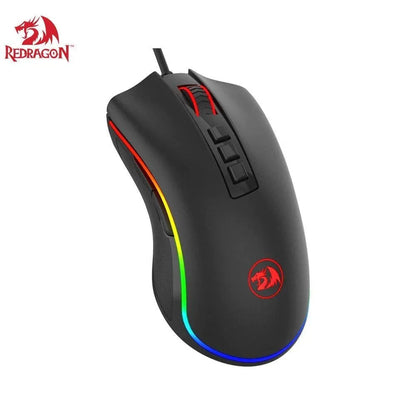 Redragon m711 cobra mouse - high precision rgb wired gaming mouse for optimal performance - mouse