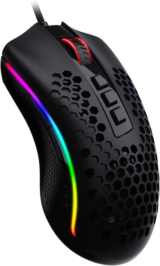 Redragon m808 storm lightweight rgb 85g honeycomb shell - mouse’s