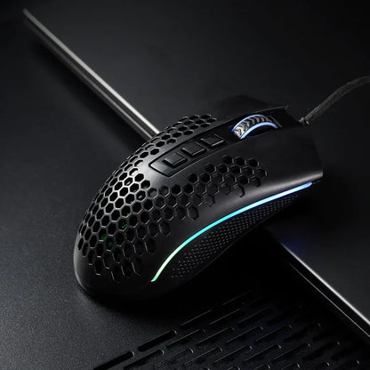 Redragon m808 storm gaming mouse - 85g ultralight rgb honeycomb shell - mouse