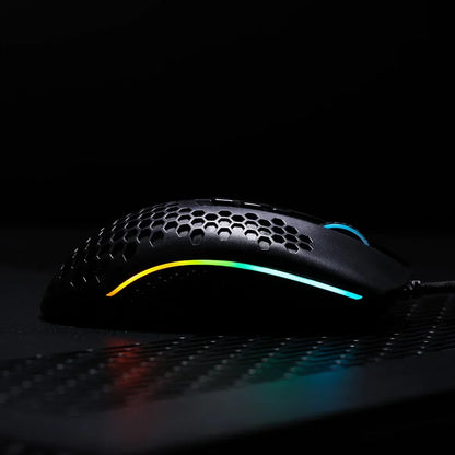 Redragon m808 storm gaming mouse - 85g ultralight rgb honeycomb shell - mouse