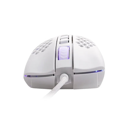 Redragon m808 storm white gaming mouse - lightweight rgb design with high precision performance - mouse