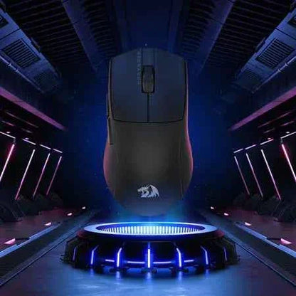 Redragon m916 gaming mouse - k1ng lit 1k hz 3-mode wireless gaming mouse - mouse