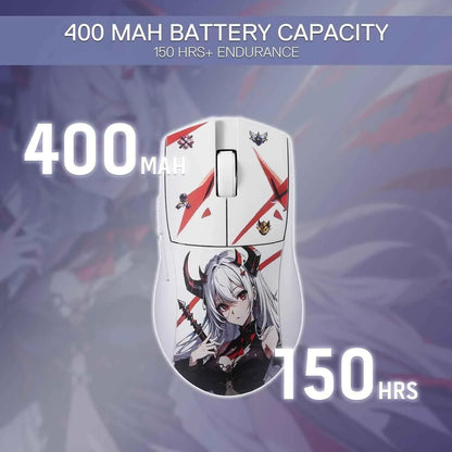 Redragon m916ak pro gaming mouse - 3-mode anime design 42g ultra-light 26k dpi - mouse