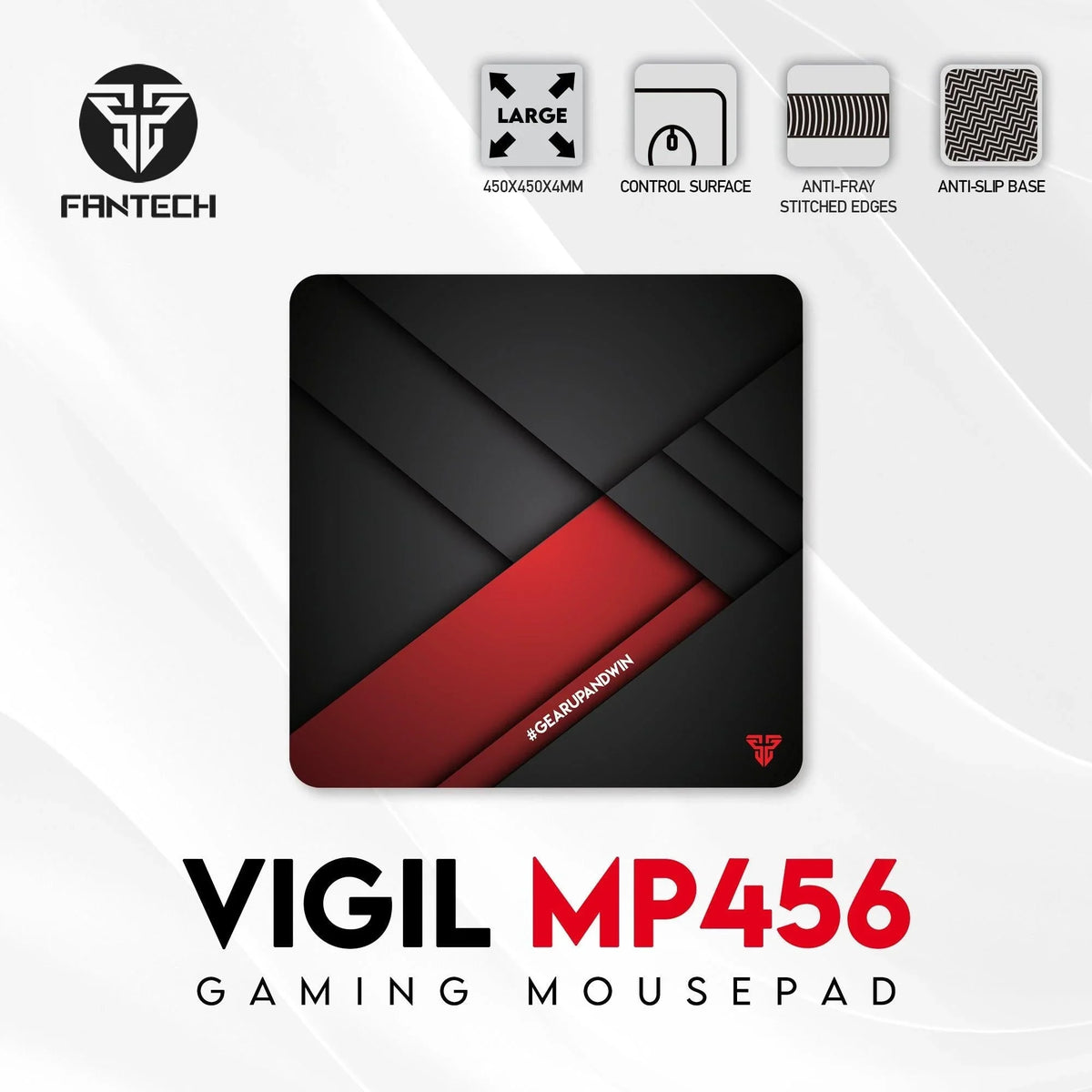 Fantech vigil mp456 mouse pad for ultimate gaming precision and control - mousepad