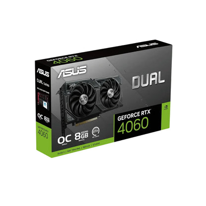 Asus dual geforce rtx™ 4060 oc edition 8gb gddr6 (pcie 4.0 8gb gddr6 dlss 3 hdmi 2.1a displayport 1.4a) - pc hardware