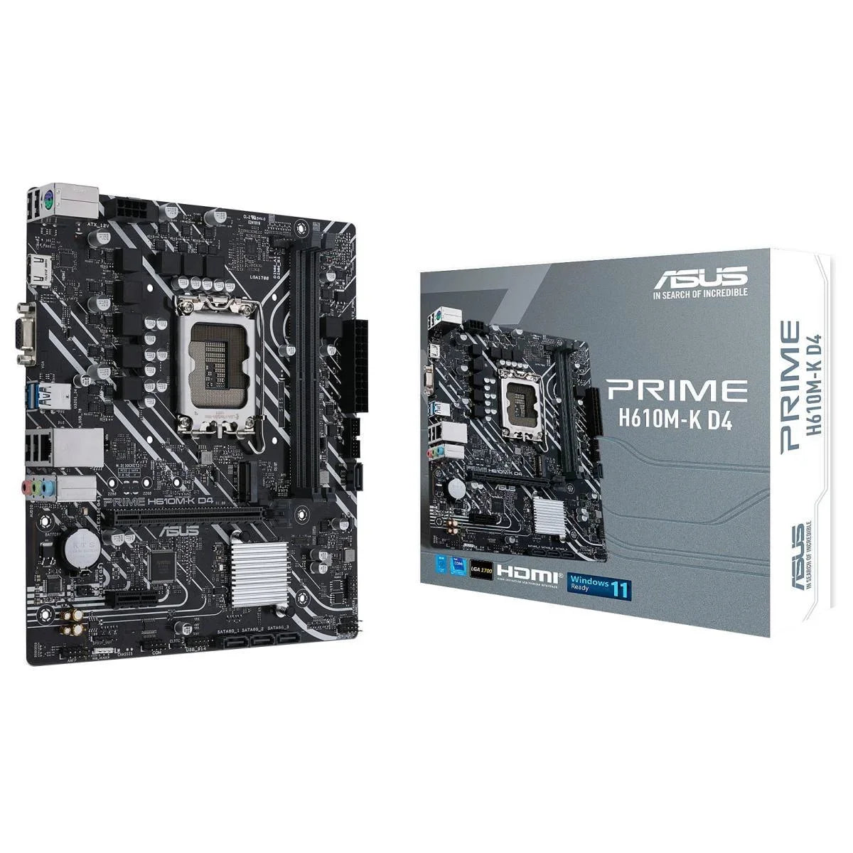 Asus prime h610m-k ddr4 intel 12th gen motherboard - pc hardware