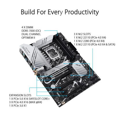 Asus prime z790-p wifi 6e ddr5 intel 13th&12th gen - pc hardware