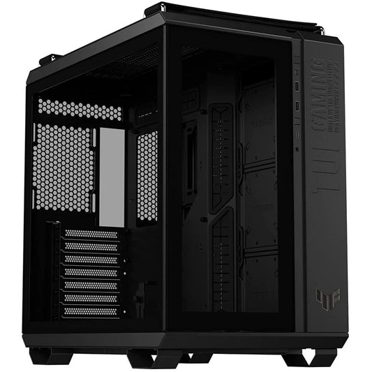 Asus tuf gt502 mid tower dual chamber design case - black - pc hardware