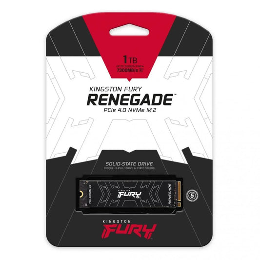 Kingston fury renegade 1tb pcie 4.0 nvme m.2 ssd up to 7,300mb/s - pc hardware
