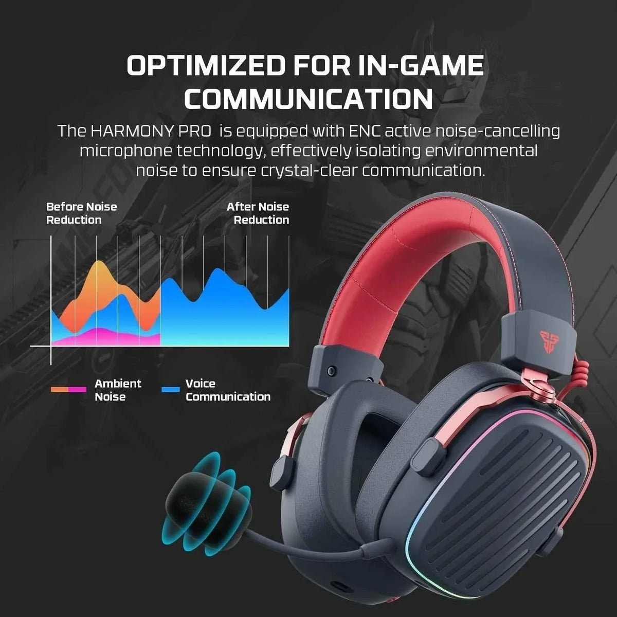 Fantech whg02p harmony pro wireless gaming headset - audio | wireless headset