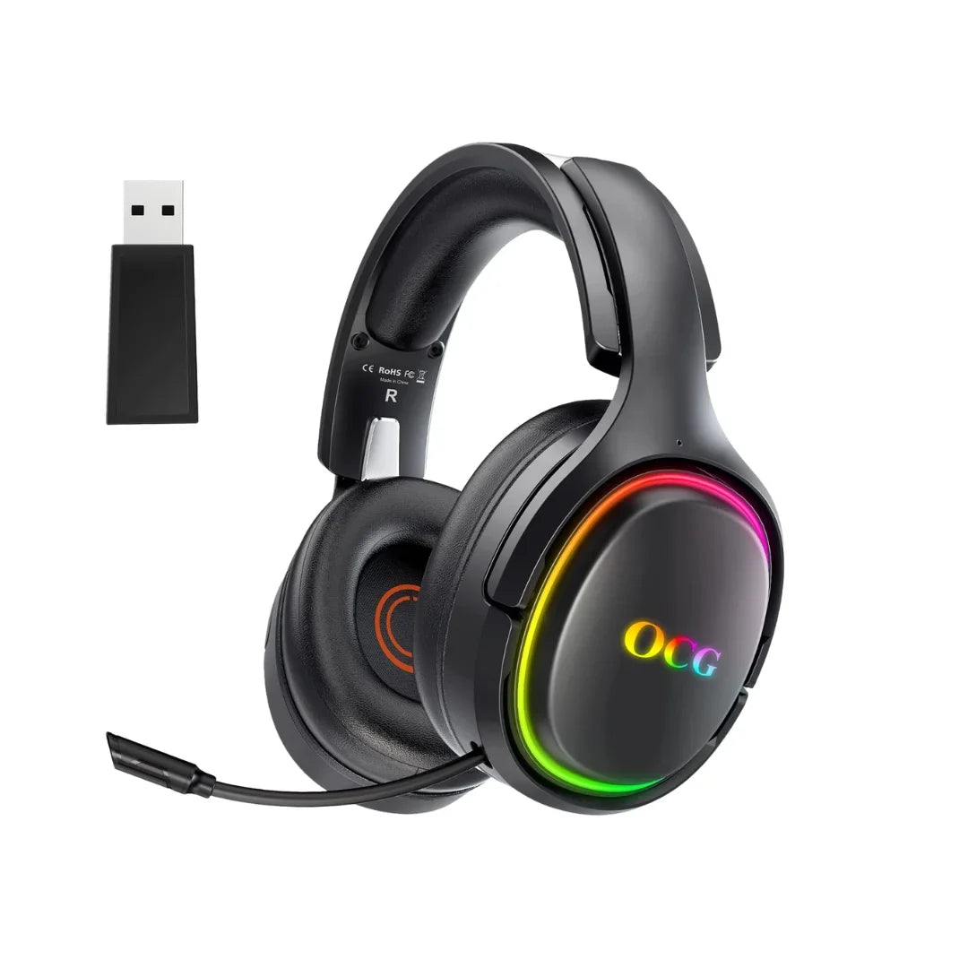 Ocg gaming headset 2.4ghz bluetooth wireless gaming headphones - audio | wireless headset
