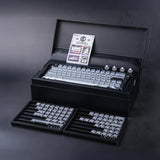 GravaStar Mercury V60 Pro Gaming Keyboard Deluxe Edition - 8kHz Magnetic Switch | Premium Hall Effect Keyboard – Dual Keycap Gift Box Set (chrome Silver)