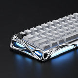 GravaStar Mercury V60 Pro Gaming Keyboard Deluxe Edition - 8kHz Magnetic Switch | Premium Hall Effect Keyboard – Dual Keycap Gift Box Set (chrome Silver)