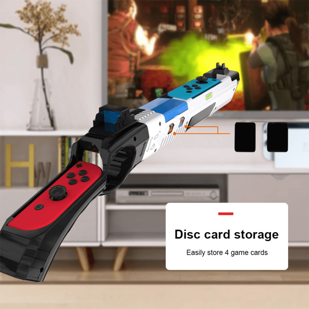 Gun Shape Handgrip Feeling Joystick For Nintendo Switch 2/1pcs Console