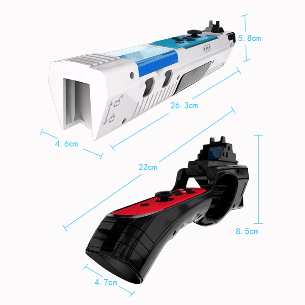 Gun shape handgrip feeling joystick for nintendo switch 2/1pcs - Fun Touch