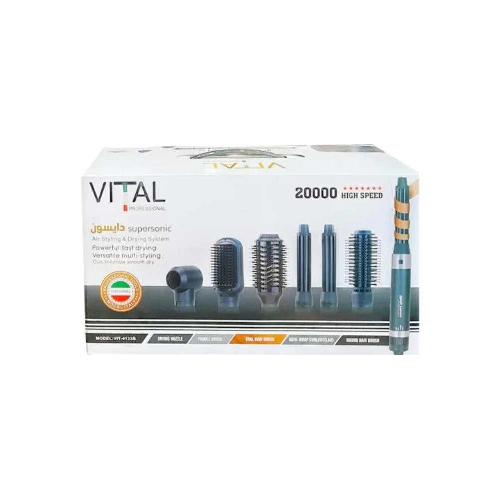 Dyson vital 12-in-1 hair styler with luxury bag - professional edition دايسون