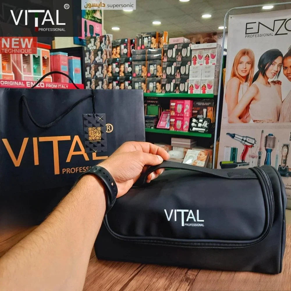 Dyson vital 12-in-1 hair styler with luxury bag - professional edition دايسون