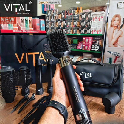 Dyson vital 12-in-1 hair styler with luxury bag - professional edition دايسون