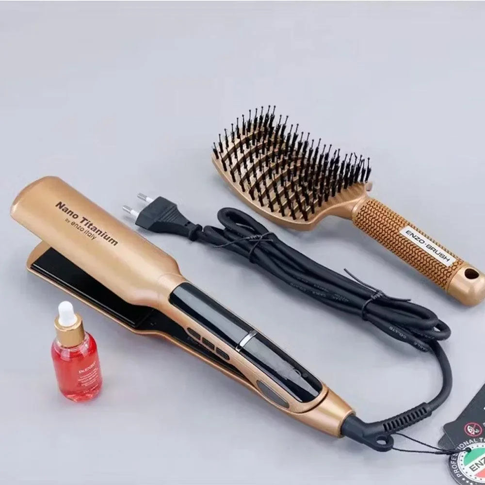 Enzo en-030as professional-grade hair straightener