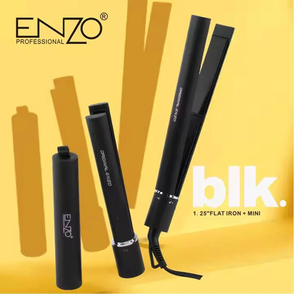 Enzo en-3310 portable usb-rechargeable cordless hair straightener hair