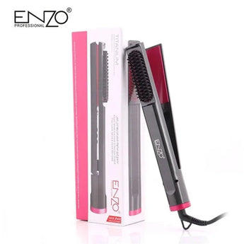 Enzo en-3975 innovative 2-in-1 hot air styler straightening brushes