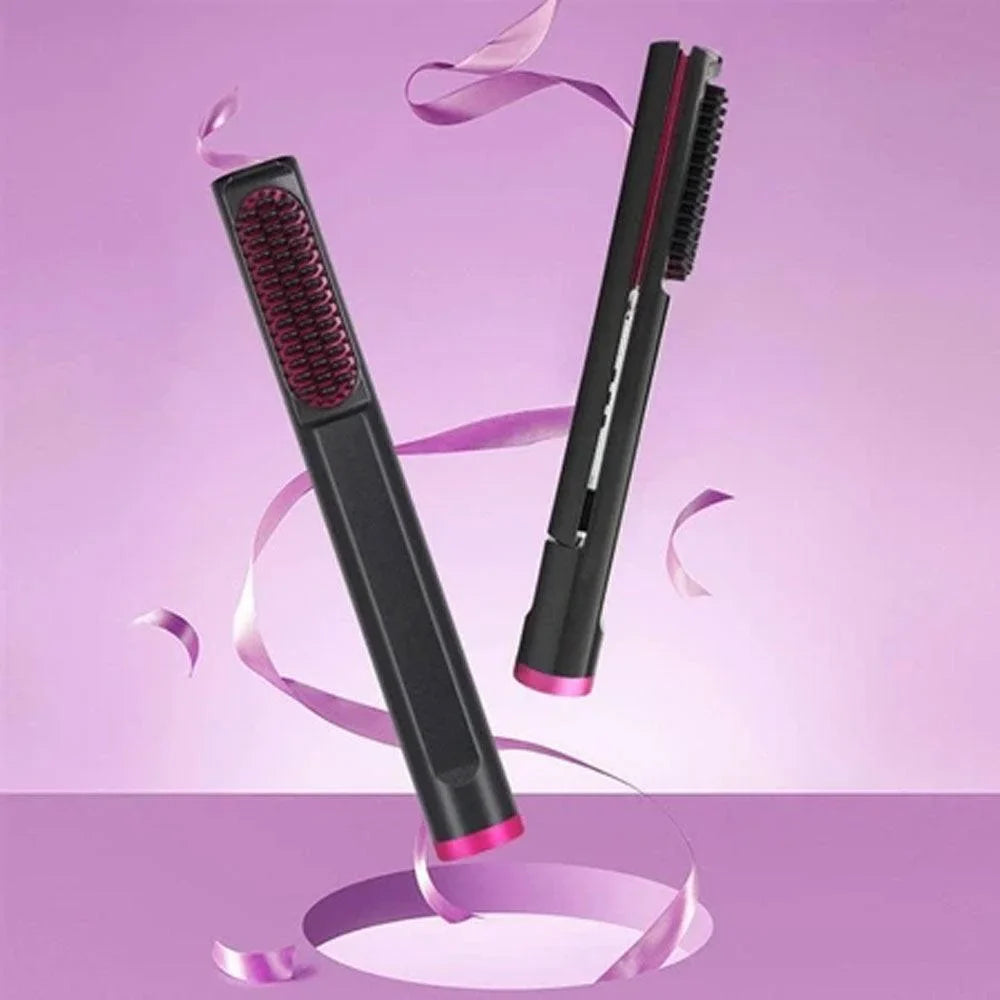 Enzo en-3975 innovative 2-in-1 hot air styler straightening brushes