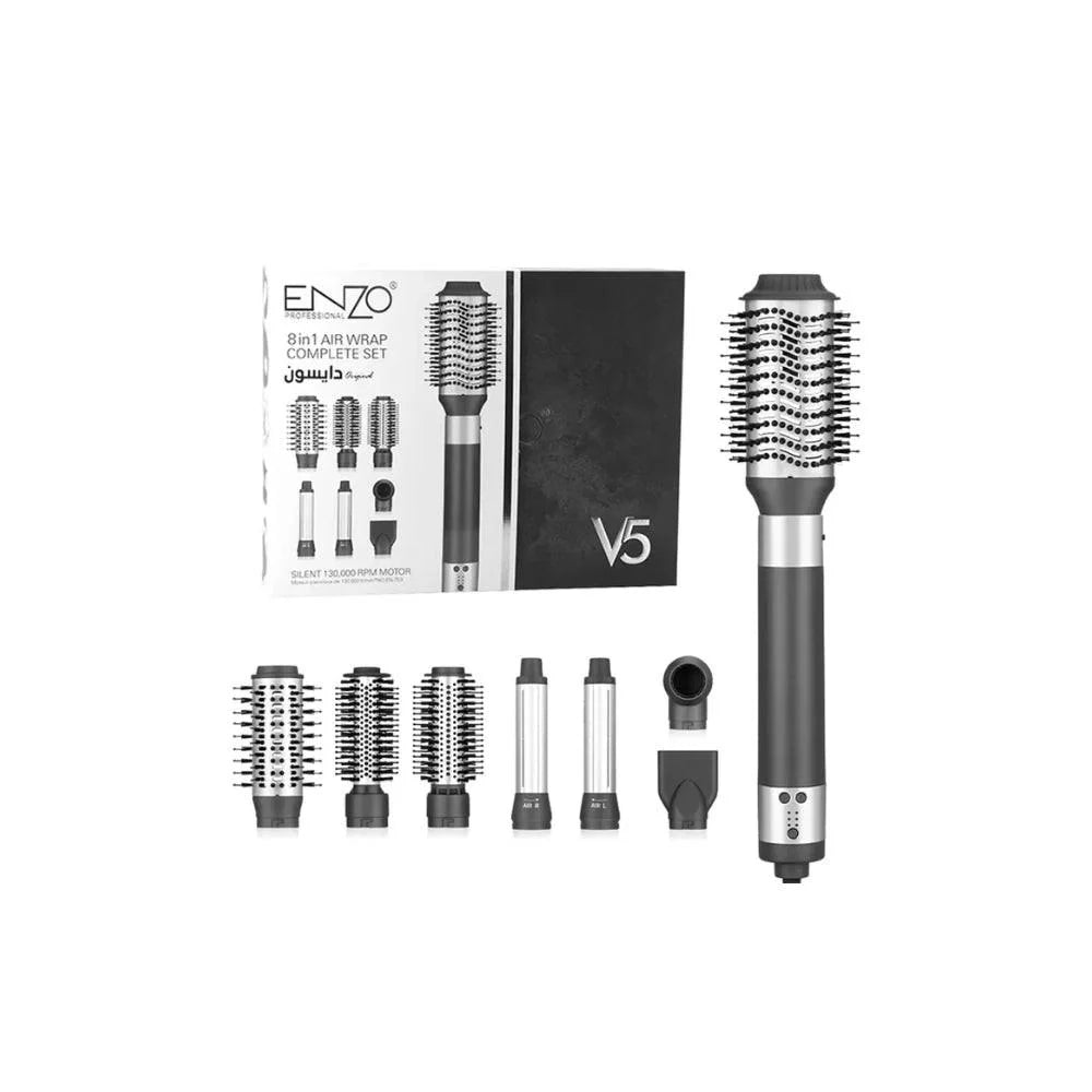 Enzo italy dyson v5 new professional 8 in 1 دايسون combs & brushes