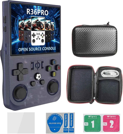 2025 r36 pro handheld game player - 3.5inch ips 128gb storage 18000+ games 4000mah battery - console | video console