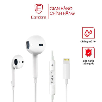 Earldom et-e21 iphone lightning earphone wired