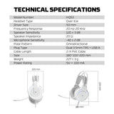 Fantech flash hq53 lightweight gaming headset headphones