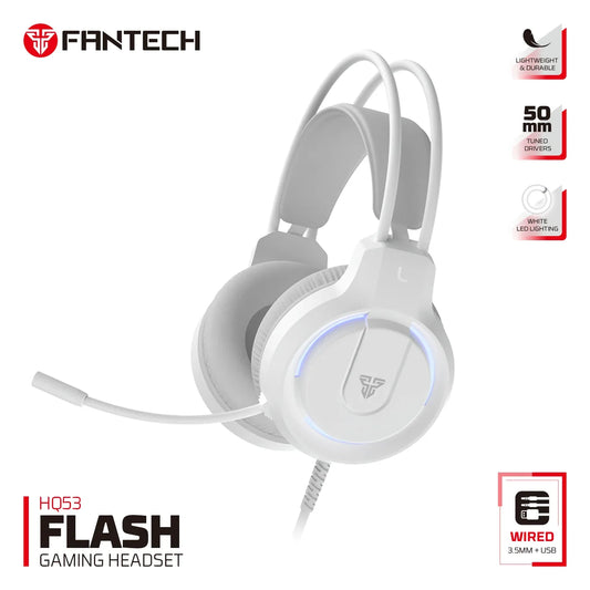 Fantech flash hq53 lightweight gaming headset headphones