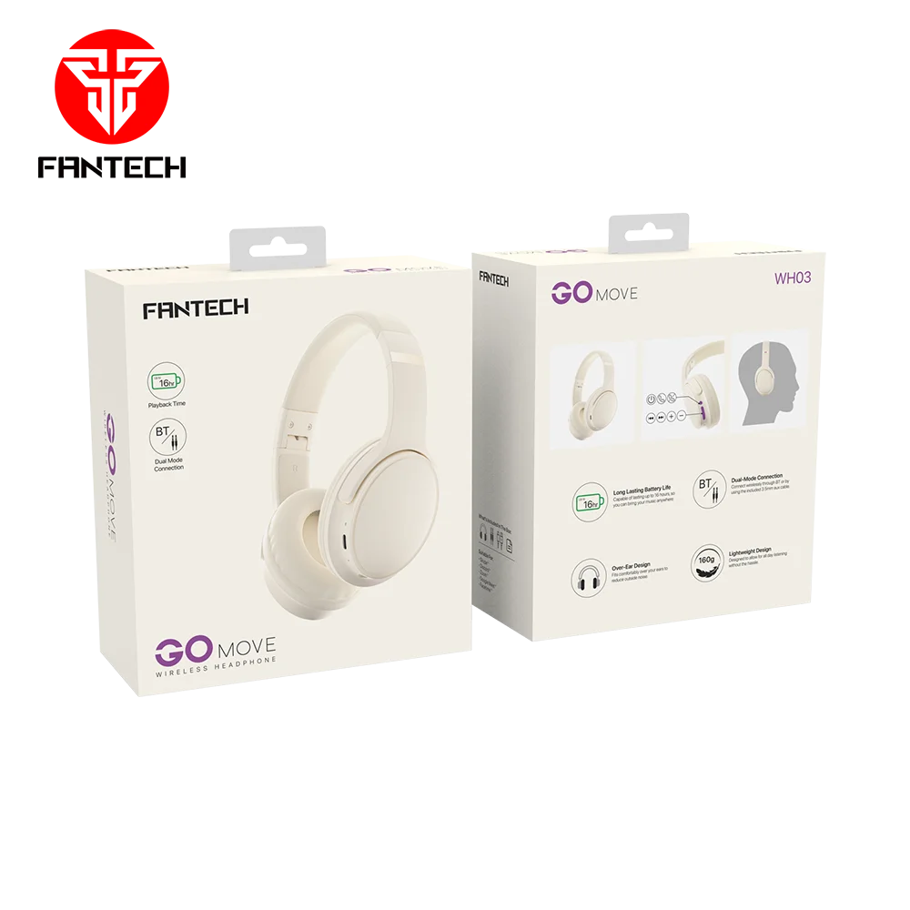 Fantech go move wireless headphone wh03-bt2