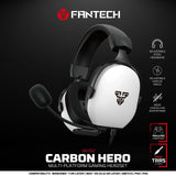 Fantech hero mh92 carbon multi platform gaming headset (ps5 - ps4) white