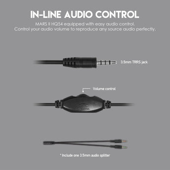 Fantech hq54 mars ii gaming headset headphones with noise cancelling mic