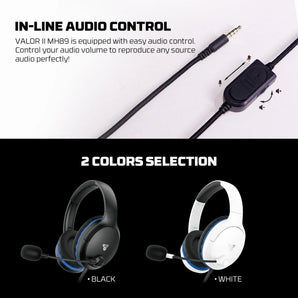 Fantech mh89 valor ii multi-platform gaming headset black headsets