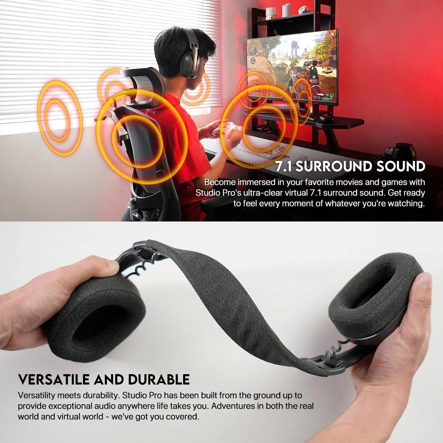 Fantech studio pro whg03p wireless headset