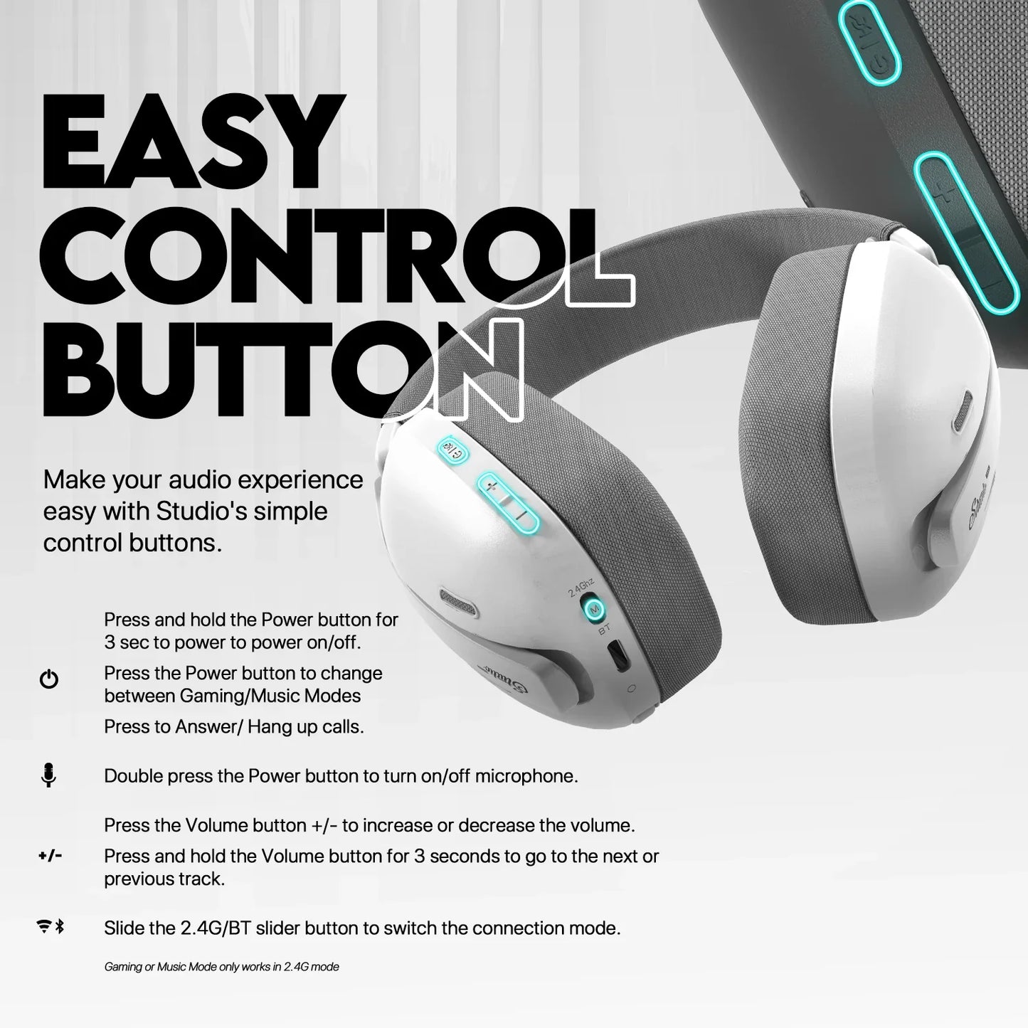 Fantech studio pro whg03p wireless headset