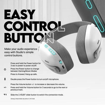 Fantech studio pro whg03p wireless headset