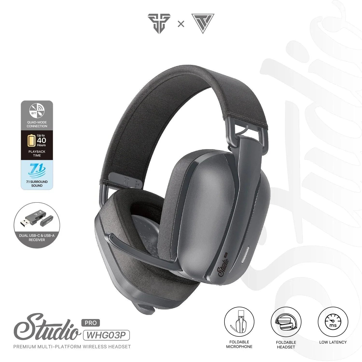 Fantech studio pro whg03p wireless headset