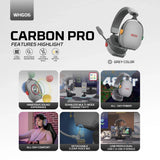 Fantech super maxfit carbon pro bluetooth wireless headset with detachable mic