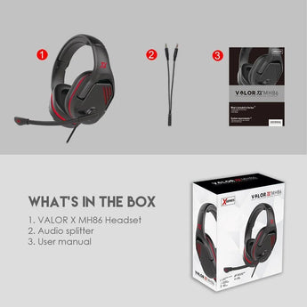 Fantech valor x mh86 xseries gaming headset