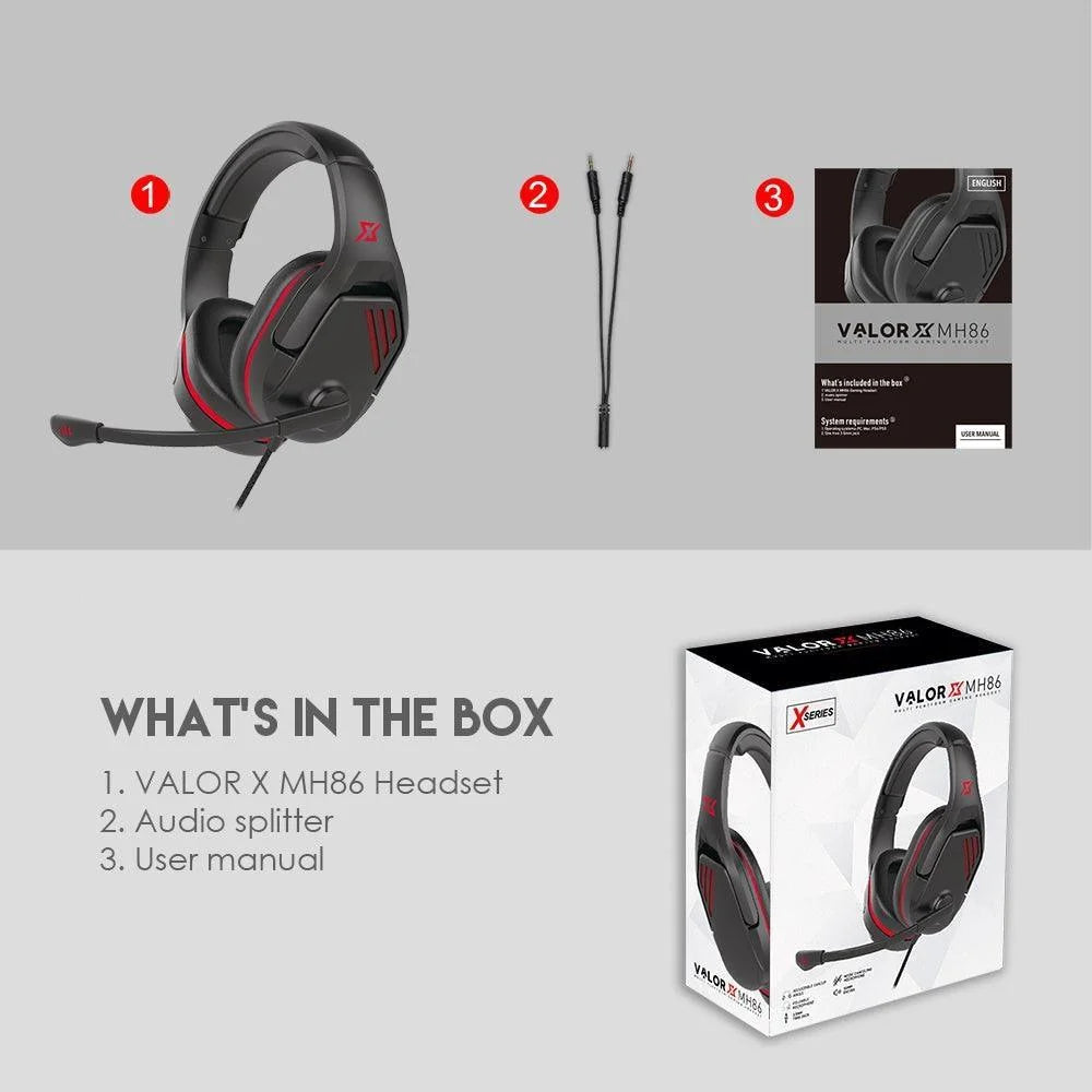 Fantech valor x mh86 xseries gaming headset