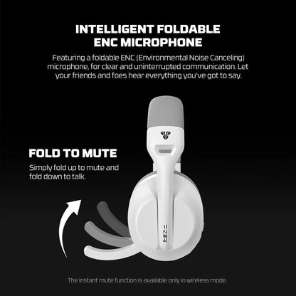 Fantech whg04 tamago ii multi-platform wireless gaming headset white headsets