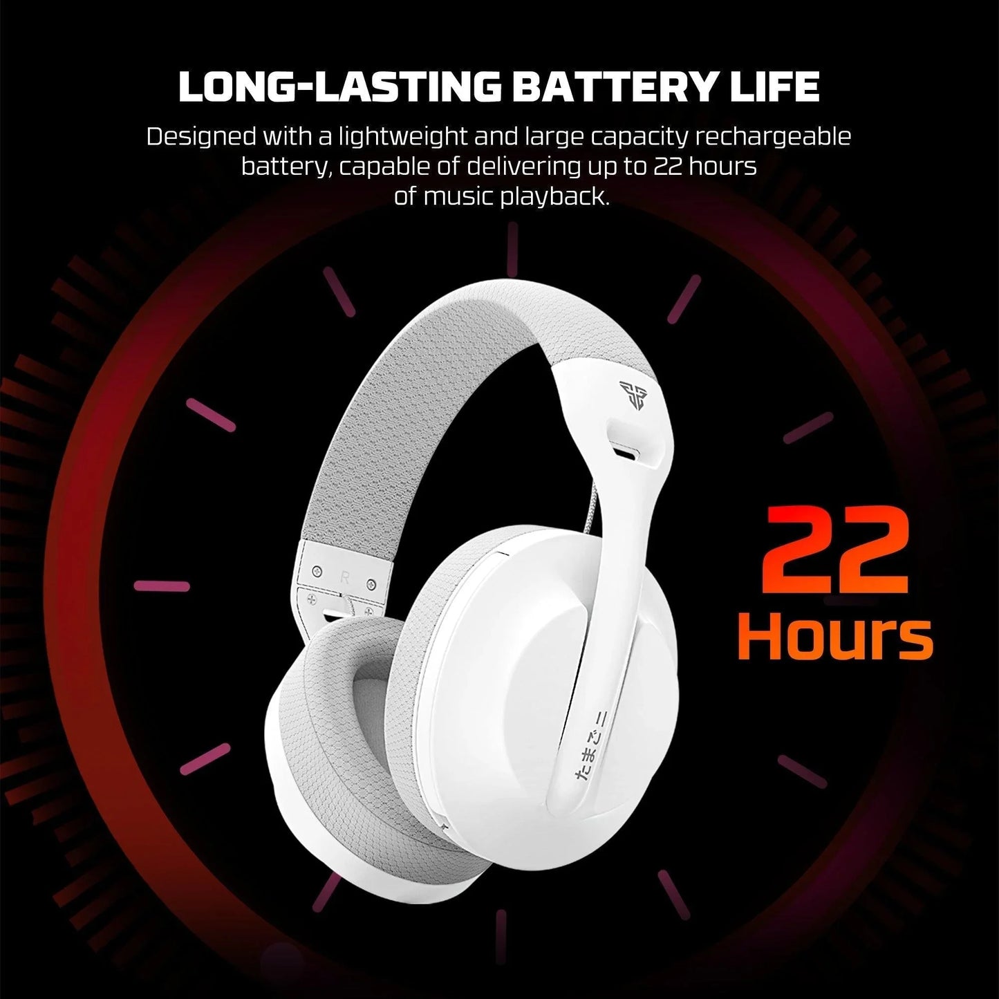 Fantech whg04 tamago ii multi-platform wireless gaming headset white headsets